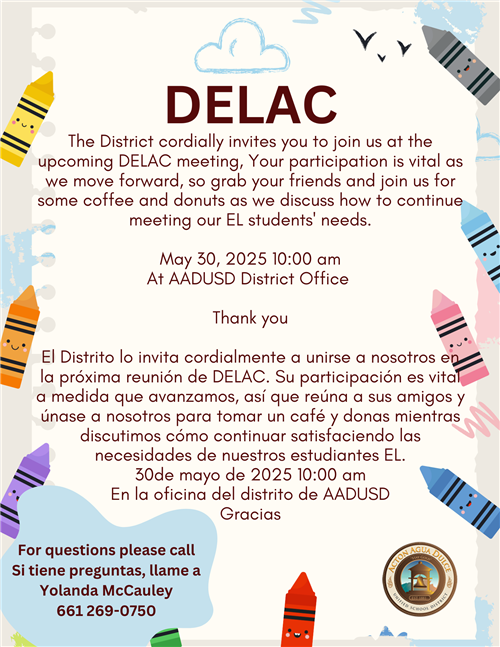 DELAC English May